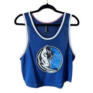 Kadyluxe Dallas Mavericks Crop Game Day Jersey Women’s Large NEW